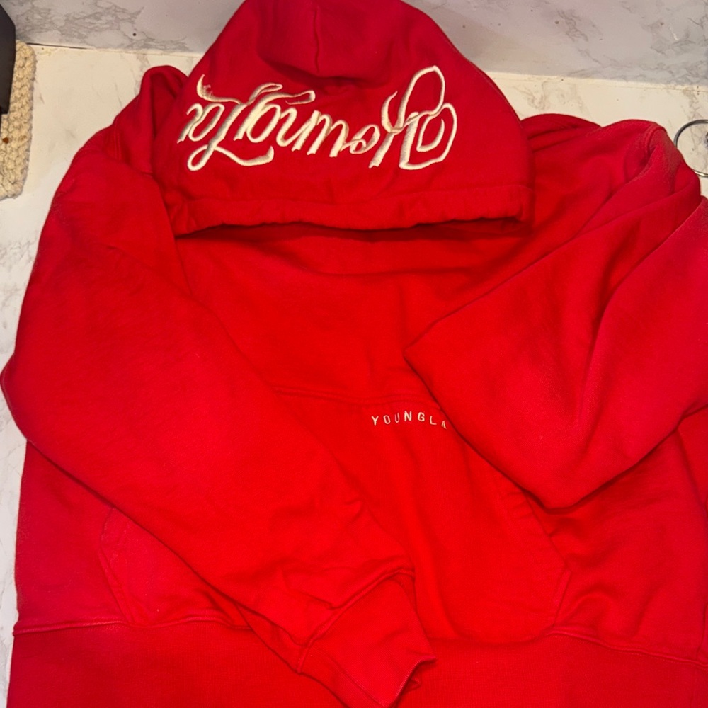 Youngla red hoodie